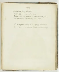 Zonder titel [pagina tekst met betrekking tot Broadlands], 1868
