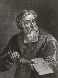 Titiaan. Portret. (prent)