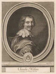Claude Melan, uit het boek Les hommes illustres..., deel II, door Charles Perrault