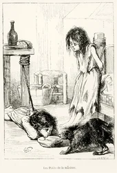 De meelijwekkende kinderen, illustratie uit "L