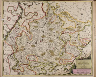 Chorographia ducatus Wurtenburgici quem ab una alteraque parte includunt quique ei includuntur marchionatus praepositura Badensis Elwangensis comitatus Hohenzolern Rechberg et affine almae civitatis Ulmae territorium.