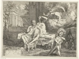 Mercurius beveelt Calypso om Odysseus te laten vertrekken