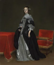 Portret van een vrouw, ca. 1665