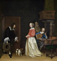 Het bezoek van de huwelijkskandidaat