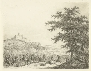 Ruitergevecht bij fort Königstein