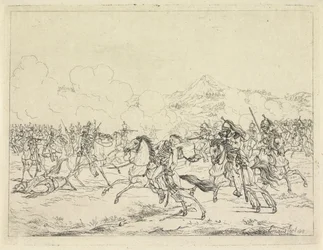 Sneuvelen van Frederik Willem van Brunswijk, 1815