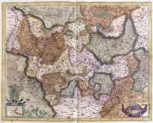 Braunschweig en Maagdenburg, Duitsland (gravure)