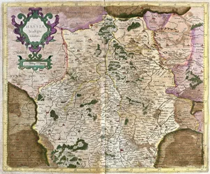 Hessen, Kassel, Duitsland (gravure)