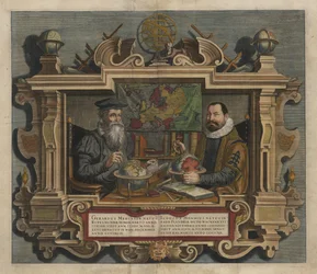 De Atlas of Kosmografische Meditaties van het Maken van de Wereld en Figuur van Iceluy. Begonnen in het Latijn door de zeer geleerde Gerard Mercator, voltooid door Jodocus Hondius.