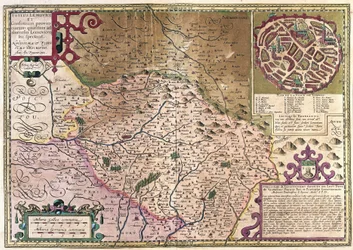 Limoges, Frankrijk (gravure)