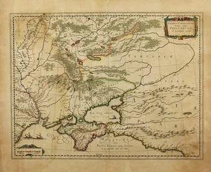 Taurische Chersonesus. Kaart van de Krim, 1595