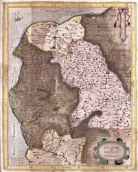 De kustlijn van Berck tot Gravelines, België (gravure)