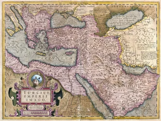 Turkije, Balkan, noordoostelijk Afrika, Arabië en het Midden-Oosten (gravure)