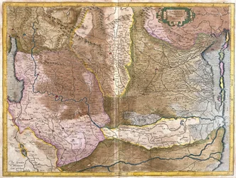 Verona, Vicenza en Padua, Italië (gravure)