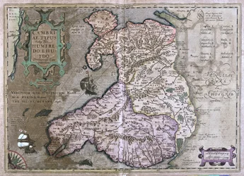 Wales, Groot-Brittannië (gravure)
