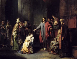 Christus en de overspelige vrouw