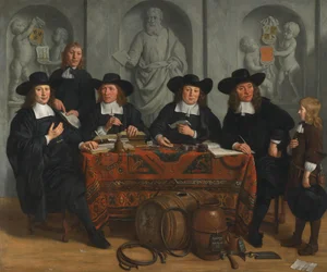 De overlieden van het Kuipers- en Wijnverlatersgilde