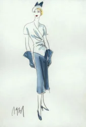 Damesmode 1931, Rok en Blouse