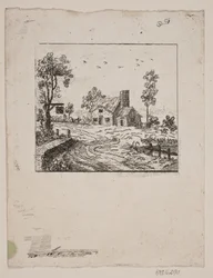 Landschap met herberg
