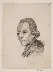 Portret van de schilder A. Graff