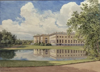 Het Alexanderpaleis in Tsarskoye Selo