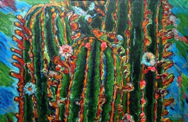 Bloeiende cactus, 2013