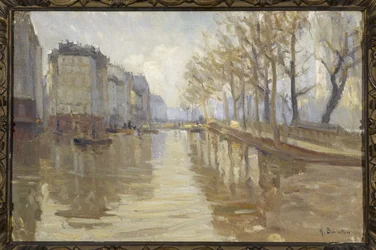 Le quai Montebello (overstromingen van 1910)