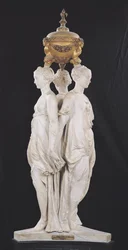 De drie Gratiën, grafmonument met het hart van Hendrik II (1519-59), 1559