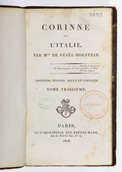 Titelpagina van Corinne ou l