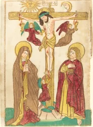 Christus aan het Kruis met Engelen