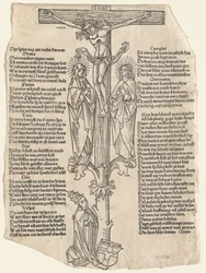 Christus aan het Kruis met Paus Pius II
