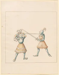 Freydal, Het boek van steekspelen en toernooien van keizer Maximiliaan I: Gevechten te voet (Steekspelen)(Deel III): Plaat 162