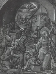 De geboorte van Christus (verso)