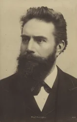 Wilhelm Roentgen (1845-1923), German physicist (b/w photo)