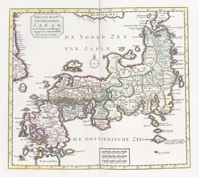Een Kaart van Japan, 1769