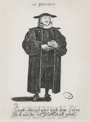 Een protestantse predikant aan het einde van de 17e eeuw