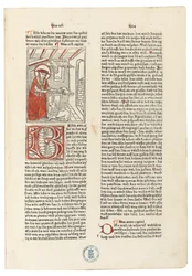 Biblie Germanica, Augsburg: Anton Sorg, 20 juni 1477 (houtsneden gebonden in varkensleer op houten plank)