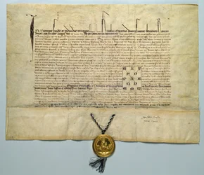 Bul van Karel IV (1316-78) Heilige Roomse Keizer, 29 januari 1365