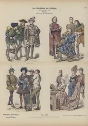 Bourgondische kleding, 15e eeuw