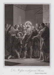 Christus verschijnt aan Thomas (gravure)