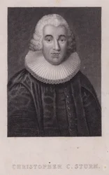 Christopher Christian Sturm, Duitse theoloog (gravure)