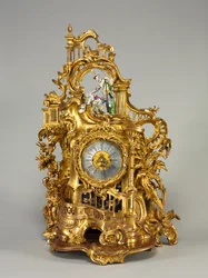 Klok, uurwerkmaker Baumgartinger, c.1750