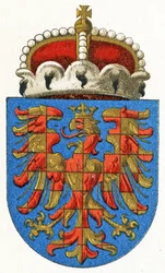 Wapen van Moravië, ca. 1898