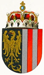 Wapen van Opper-Oostenrijk, ca. 1898