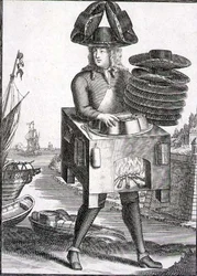Kostuum voor een hoedenmaker, gepubliceerd door Gerard Valck c.1690