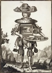 Kostuum voor een Banketbakker, uitgegeven door Gerard Valck (16512-1726) ca. 1690