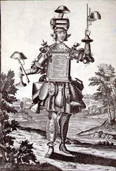 Kostuum voor een blikslager, uitgegeven door Gerard Valck, ca. 1690