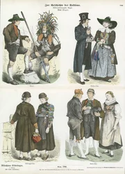 Kostuums van de Tirol, 19e eeuw