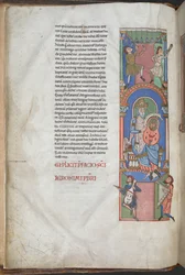 David als harpist bij de inleiding tot de Psalmen, de 
