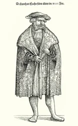 Dr. Leonhart Fuchs, Duitse arts, botanicus en professor aan de Universiteit van Tübingen